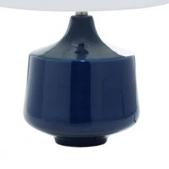 23 in. Blue Porcelain Table Lamp (Set of 2) by Litton Lane -Litton Lane Sales blue litton lane table lamps 78494 1f 1000