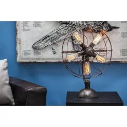 24 in. Black Metal Accent Lamp by Litton Lane -Litton Lane Sales bronze litton lane table lamps 84239 31 1000
