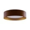 Lynch 15.75 in. 3-Light Brown and Gold Ceiling Light by Bromi Design -Litton Lane Sales brown gold bromi design flush mount lights b4106brg 64 1000