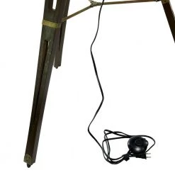 63 in. Brown Aluminum Floor Lamp by Litton Lane -Litton Lane Sales brown litton lane floor lamps 18902 44 1000