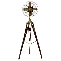63 in. Brown Aluminum Floor Lamp by Litton Lane