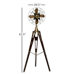 63 in. Brown Aluminum Floor Lamp by Litton Lane -Litton Lane Sales brown litton lane floor lamps 18902 76 1000