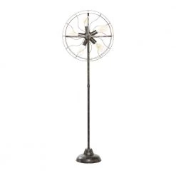 55 in. Brown Industrial Metal Floor Lamp by Litton Lane -Litton Lane Sales brown litton lane floor lamps 43439 66 1000