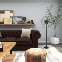 55 in. Brown Industrial Metal Floor Lamp by Litton Lane -Litton Lane Sales brown litton lane floor lamps 43439 76 1000