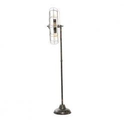 55 in. Brown Industrial Metal Floor Lamp by Litton Lane -Litton Lane Sales brown litton lane floor lamps 43439 77 1000