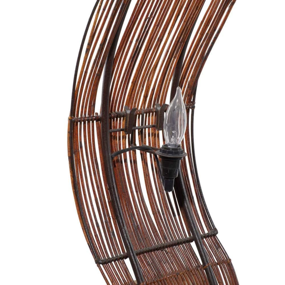 67 in. Brown Metal Floor Lamp by Litton Lane 11 67 in. Brown Metal Floor Lamp by Litton Lane - Image 9