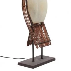 67 in. Brown Metal Floor Lamp by Litton Lane 19 67 in. Brown Metal Floor Lamp by Litton Lane -Litton Lane Sales brown litton lane floor lamps 58829 4f 1000