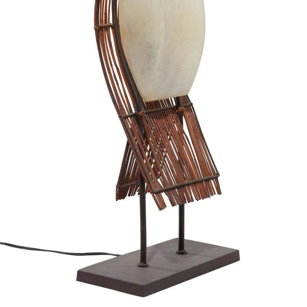 67 in. Brown Metal Floor Lamp by Litton Lane 10 67 in. Brown Metal Floor Lamp by Litton Lane - Image 8