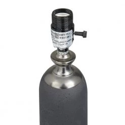 23 in. Brown Cement Modern Table Lamp by Litton Lane 16 23 in. Brown Cement Modern Table Lamp by Litton Lane -Litton Lane Sales brown litton lane table lamps 040226 44 1000