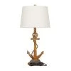 26 in. Brown Polystone Nautical Accent Lamp (Set of 2) by Litton Lane -Litton Lane Sales brown litton lane table lamps 042488 66 1000