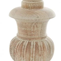 27 in. Brown Mango Wood Table Lamp by Litton Lane 15 27 in. Brown Mango Wood Table Lamp by Litton Lane -Litton Lane Sales brown litton lane table lamps 24838 44 1000