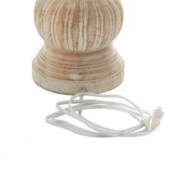 27 in. Brown Mango Wood Table Lamp by Litton Lane 13 27 in. Brown Mango Wood Table Lamp by Litton Lane -Litton Lane Sales brown litton lane table lamps 24838 4f 1000