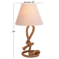 29 in. Brown Metal Table Lamp by Litton Lane -Litton Lane Sales brown litton lane table lamps 67663 76 1000