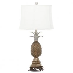 15 in. Brown Polystone Table Lamp (Set of 2) by Litton Lane 16 15 in. Brown Polystone Table Lamp (Set of 2) by Litton Lane -Litton Lane Sales brown litton lane table lamps 78496 66 1000