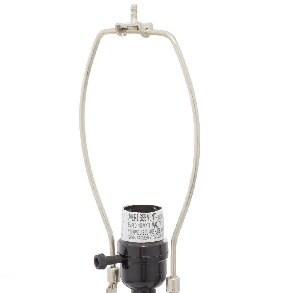 15 in. Brown Polystone Table Lamp (Set of 2) by Litton Lane 11 15 in. Brown Polystone Table Lamp (Set of 2) by Litton Lane - Image 9