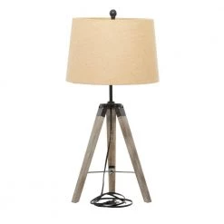 30 in. Brown Wood Table Lamp (Set of 2) by Litton Lane 15 30 in. Brown Wood Table Lamp (Set of 2) by Litton Lane -Litton Lane Sales brown litton lane table lamps 97335 4f 1000