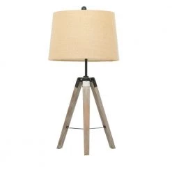 30 in. Brown Wood Table Lamp (Set of 2) by Litton Lane