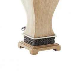 29 in. Brown Polystone Table Lamp (Set of 2) by Litton Lane -Litton Lane Sales brown litton lane table lamps 97377 1f 1000