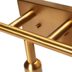 Benson - 3-Light Brushed Gold Metal Exposed Bulb Vanity Light by Robert Stevenson Lighting -Litton Lane Sales brushed gold robert stevenson lighting vanity lighting ec1320c c3 1000