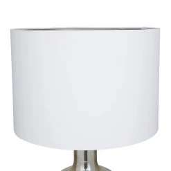 27 In. White Polyester Traditional Table Lamp by Litton Lane 16 27 In. White Polyester Traditional Table Lamp by Litton Lane -Litton Lane Sales champagne litton lane table lamps 040574 44 1000