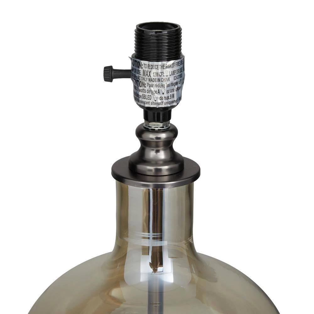 27 In. White Polyester Traditional Table Lamp by Litton Lane 4 27 In. White Polyester Traditional Table Lamp by Litton Lane - Image 2