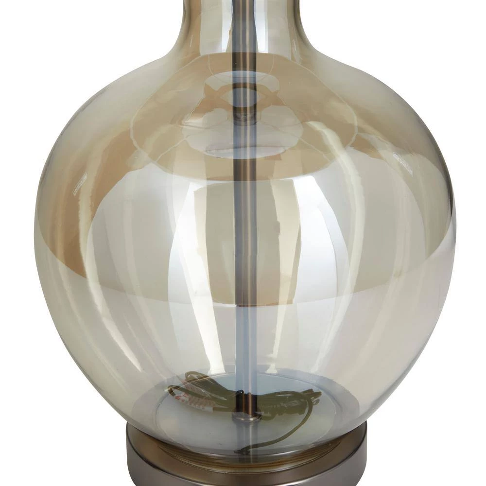 27 In. White Polyester Traditional Table Lamp by Litton Lane 9 27 In. White Polyester Traditional Table Lamp by Litton Lane - Image 7