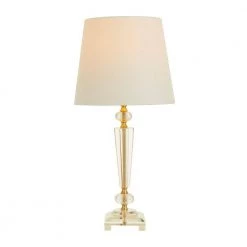 25 in. White Linen Traditional Buffet Lamp by Litton Lane -Litton Lane Sales clear litton lane table lamps 040125 4f 1000