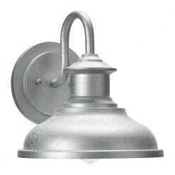 Carson - 1-Light Metal Outdoor Light with Shade, Galvanized Zinc by Robert Stevenson Lighting 11 Carson - 1-Light Metal Outdoor Light with Shade, Galvanized Zinc by Robert Stevenson Lighting -Litton Lane Sales galvanized zinc robert stevenson lighting outdoor sconces ec1230 4f 1000