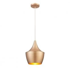 Berkley 1-Light Gold Pendant by Bromi Design