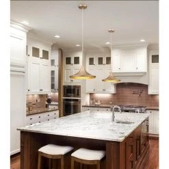 Berkley 1-Light Gold Pendant by Bromi Design 7 Berkley 1-Light Gold Pendant by Bromi Design -Litton Lane Sales gold bromi design chandeliers b6002g 4f 1000