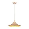 Berkley 1-Light Gold Pendant by Bromi Design -Litton Lane Sales gold bromi design chandeliers b6002g 64 1000
