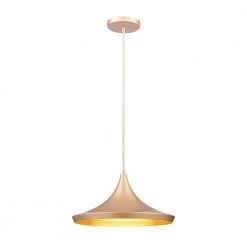 Berkley 1-Light Gold Pendant by Bromi Design