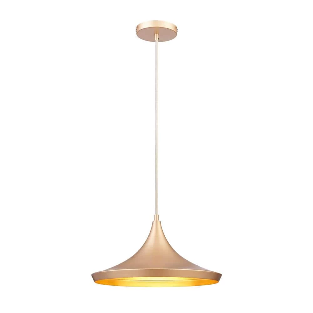 Berkley 1-Light Gold Pendant by Bromi Design 3 Berkley 1-Light Gold Pendant by Bromi Design