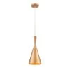Berkley 1-Light Gold Pendant by Bromi Design 2 Berkley 1-Light Gold Pendant by Bromi Design -Litton Lane Sales gold bromi design chandeliers b6003g 64 1000