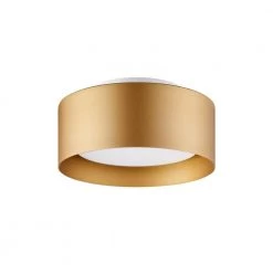 Lynch 10 in. 1-Light Gold Flush Mount Ceiling Fixture by Bromi Design