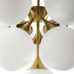 8-Light Gold Metal Modern Chandelier by Litton Lane -Litton Lane Sales gold litton lane chandeliers 042039 77 1000