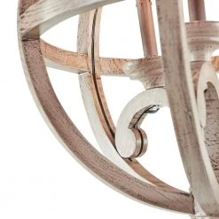 3-Light Gold Wood Chandelier by Litton Lane -Litton Lane Sales gold litton lane chandeliers 42618 44 1000