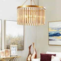 6 Light Brass Metal Chandelier by Litton Lane 25 6 Light Brass Metal Chandelier by Litton Lane -Litton Lane Sales gold litton lane chandeliers 70040 31 1000