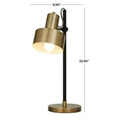 23 in. Gold Metal Contemporary Table Lamp by Litton Lane 12 23 in. Gold Metal Contemporary Table Lamp by Litton Lane -Litton Lane Sales gold litton lane desk lamps 042516 76 1000