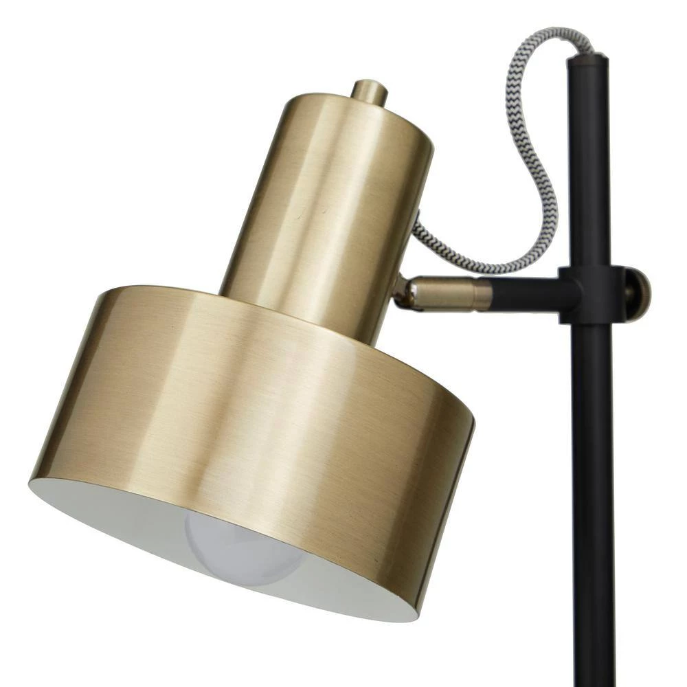 23 in. Gold Metal Contemporary Table Lamp by Litton Lane 6 23 in. Gold Metal Contemporary Table Lamp by Litton Lane - Image 4