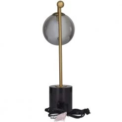 19 in. Gold Metal Contemporary Desk Lamp by Litton Lane -Litton Lane Sales gold litton lane desk lamps 042912 66 1000