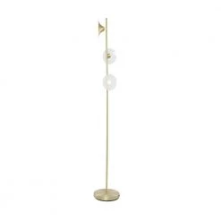 67 in. Gold Metal Modern Floor Lamp by Litton Lane 13 67 in. Gold Metal Modern Floor Lamp by Litton Lane -Litton Lane Sales gold litton lane floor lamps 040246 4f 1000
