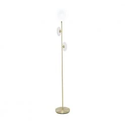 67 in. Gold Metal Modern Floor Lamp by Litton Lane 12 67 in. Gold Metal Modern Floor Lamp by Litton Lane -Litton Lane Sales gold litton lane floor lamps 040246 c3 1000