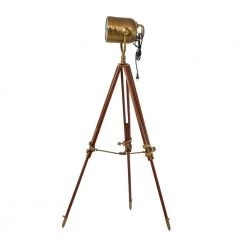 63 in. Gold Aluminum Vintage Floor Lamp by Litton Lane 16 63 in. Gold Aluminum Vintage Floor Lamp by Litton Lane -Litton Lane Sales gold litton lane floor lamps 042054 4f 1000