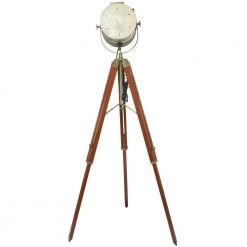 68 In. Gold Stainless Steel Vintage Floor Lamp by Litton Lane -Litton Lane Sales gold litton lane floor lamps 042056 66 1000
