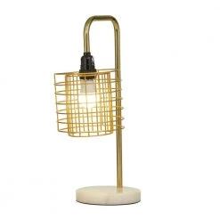 20 in. Gold Metal Industrial Table Lamp by Litton Lane