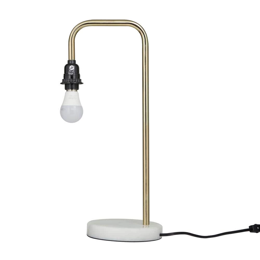 20 in. Gold Metal Industrial Table Lamp by Litton Lane 7 20 in. Gold Metal Industrial Table Lamp by Litton Lane - Image 5