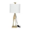 23 in. Gold Polyresin Eclectic Accent Lamp by Litton Lane -Litton Lane Sales gold litton lane table lamps 042457 64 1000