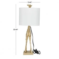23 in. Gold Polyresin Eclectic Accent Lamp by Litton Lane -Litton Lane Sales gold litton lane table lamps 042457 76 1000