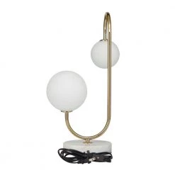 18 in. Gold Metal Contemporary Table Lamp by Litton Lane -Litton Lane Sales gold litton lane table lamps 042718 66 1000